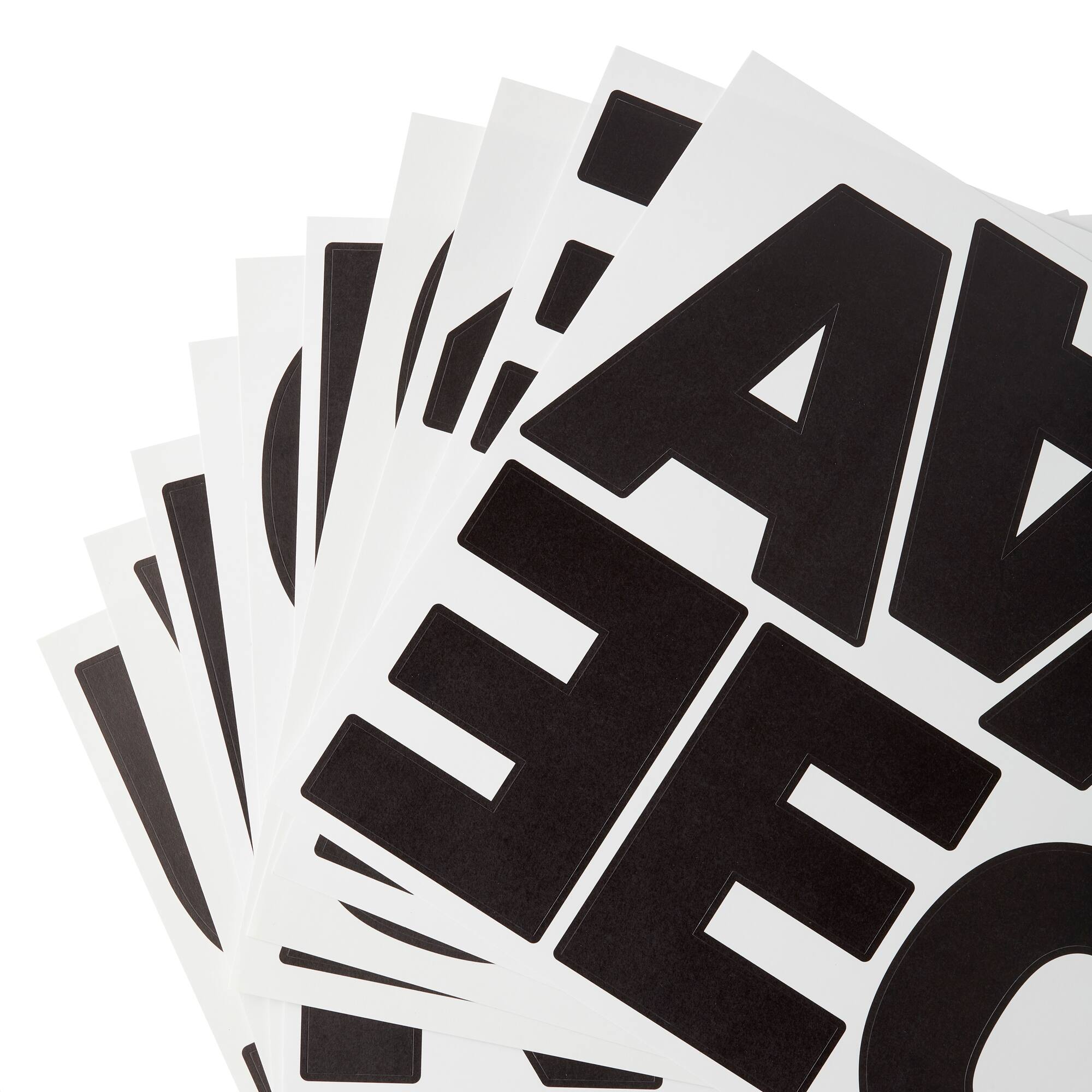 4" Block Alphabet Stickers by Recollections